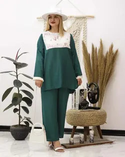 ست مانتو شلوار کرسپو کدc812