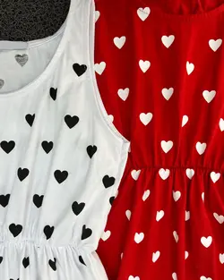 سارافون کوتاه طرح قلب کدc833