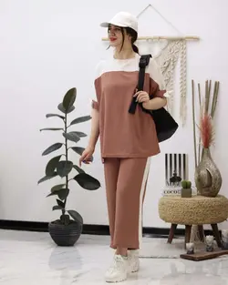 ست ابرو بادی آستین پاپیون کدc827