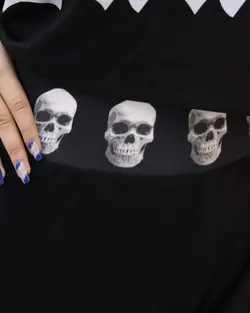 ست کراپ شلوار طرحدارکدc790