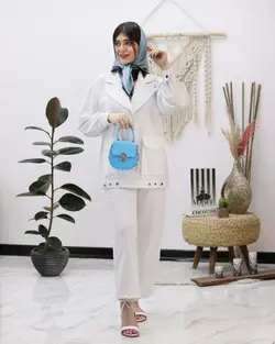 ست مانتو شلوار لنین  کدc760