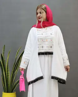 ست مانتو دامن ایلایدا کدc686