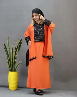 ست مانتو دامن ایلایدا کدc686