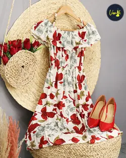 پیراهن ساحلی کوتاه c443