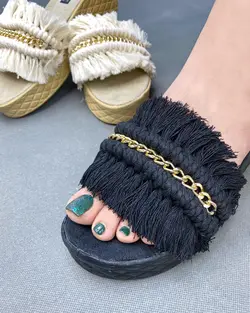 صندل مکرومه پهن c645