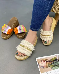 صندل مکرومه پهن c645