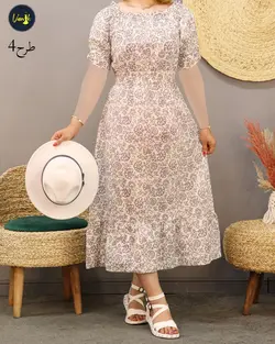 پیراهن ساحلی c485