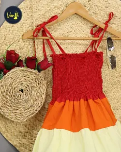 پیراهن رنگی c506