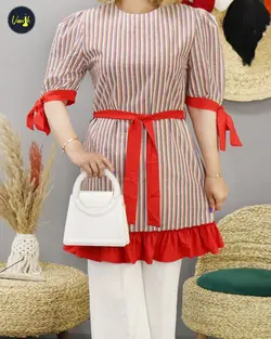 پیراهن راه راه c433