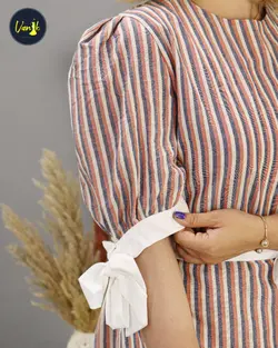 پیراهن راه راه c433