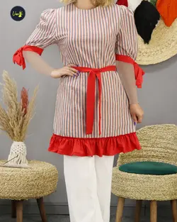 پیراهن راه راه c433