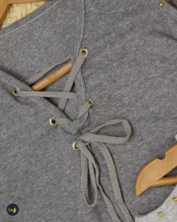 بلوزسرشونه مرواریدی بازC275