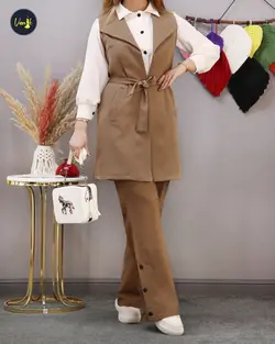 ست دوتیکه سارافون شومیز C77