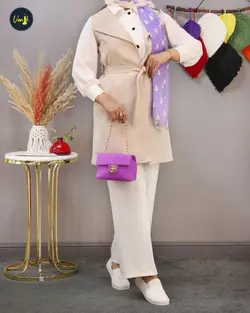 ست دوتیکه سارافون شومیز C77