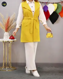 ست دوتیکه سارافون شومیز C77