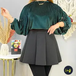 بلوزمخمل آستین کیمینوc83