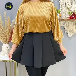 بلوزمخمل آستین کیمینوc83