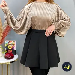 بلوزمخمل آستین کیمینوc83