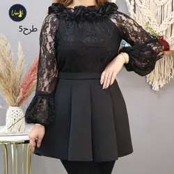 بلوزمجلسی مشکی c70