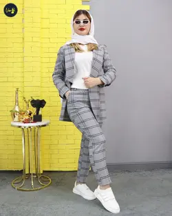 کت شلوارچهارخونهC102