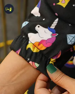 ست نیم تنه شلوار یونیکورن b966