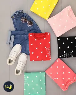 بلوزتو کرک طرح قلب  b772