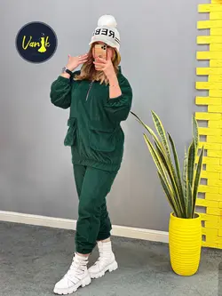 ست هودی شلوار کبریتی b728