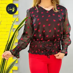 شومیز قلب b770