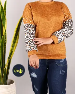 بلوز انغوره پلنگی کدb373