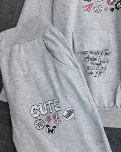 ست بلوز شلوار کدb214