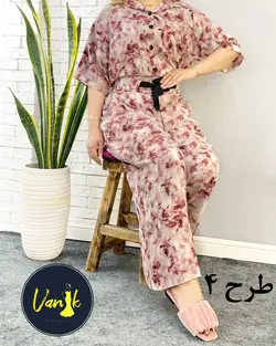 ست بلوز شلوار ابرنگی کدa865