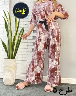 ست بلوز شلوار ابرنگی کدa865