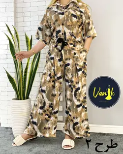 ست بلوز شلوار ابرنگی کدa865