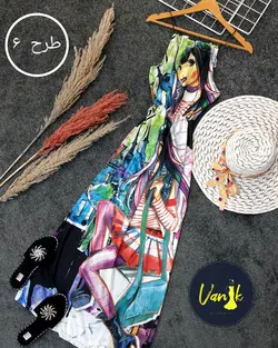 پیراهن ساحلی کد a542