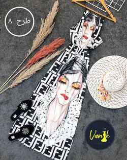 پیراهن ساحلی کد a542