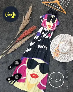 پیراهن ساحلی کد a542