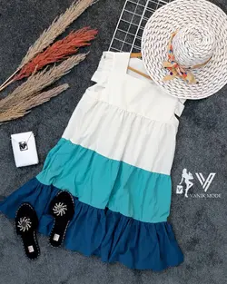 پیراهن رنگی کد A550