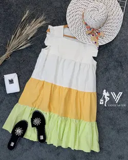 پیراهن رنگی کد A550