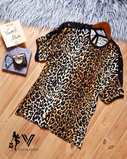 تیشرت پلنگی a382