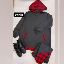 ست پاییزه چهارخونه کد75