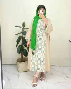 پیراهن بلند لنین کد d971