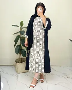 پیراهن بلند لنین کد d971