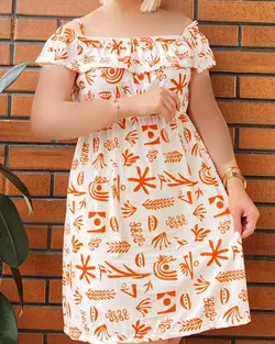 پیراهن گلدار کد e206