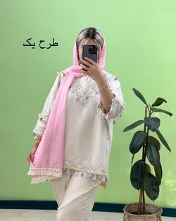 مانتو سنتی مکرومه کد e329