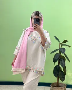 مانتو سنتی مکرومه کد e329