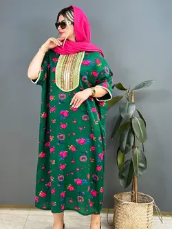 مانتو کفتان گلدار کد e280