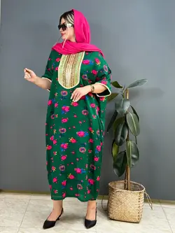 مانتو کفتان گلدار کد e280