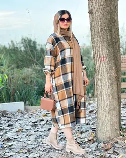 پیراهن چهار خونه کد e849