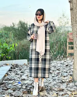 پیراهن چهار خونه کد e849