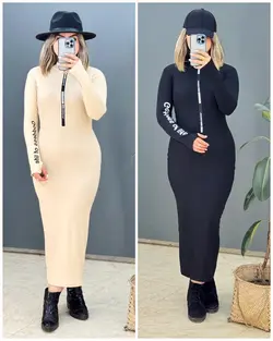 پیراهن جلو زیپ کد e876